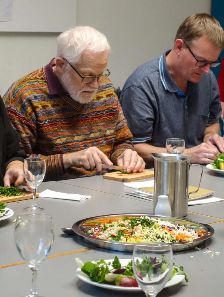 Salatcermoni med Tina Scheftelowitz til Grøn Kirkes Årskonference 2024. ©Louise Østergaard Knudsen